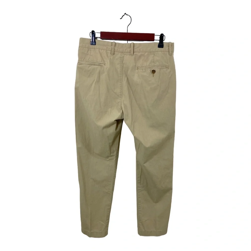 J.Crew The Sutton Tan Khaki Chino Pants Men's 31 x 30 Flat Front
